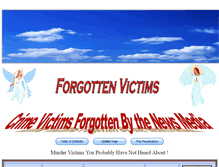 Tablet Screenshot of forgottenvictims.com